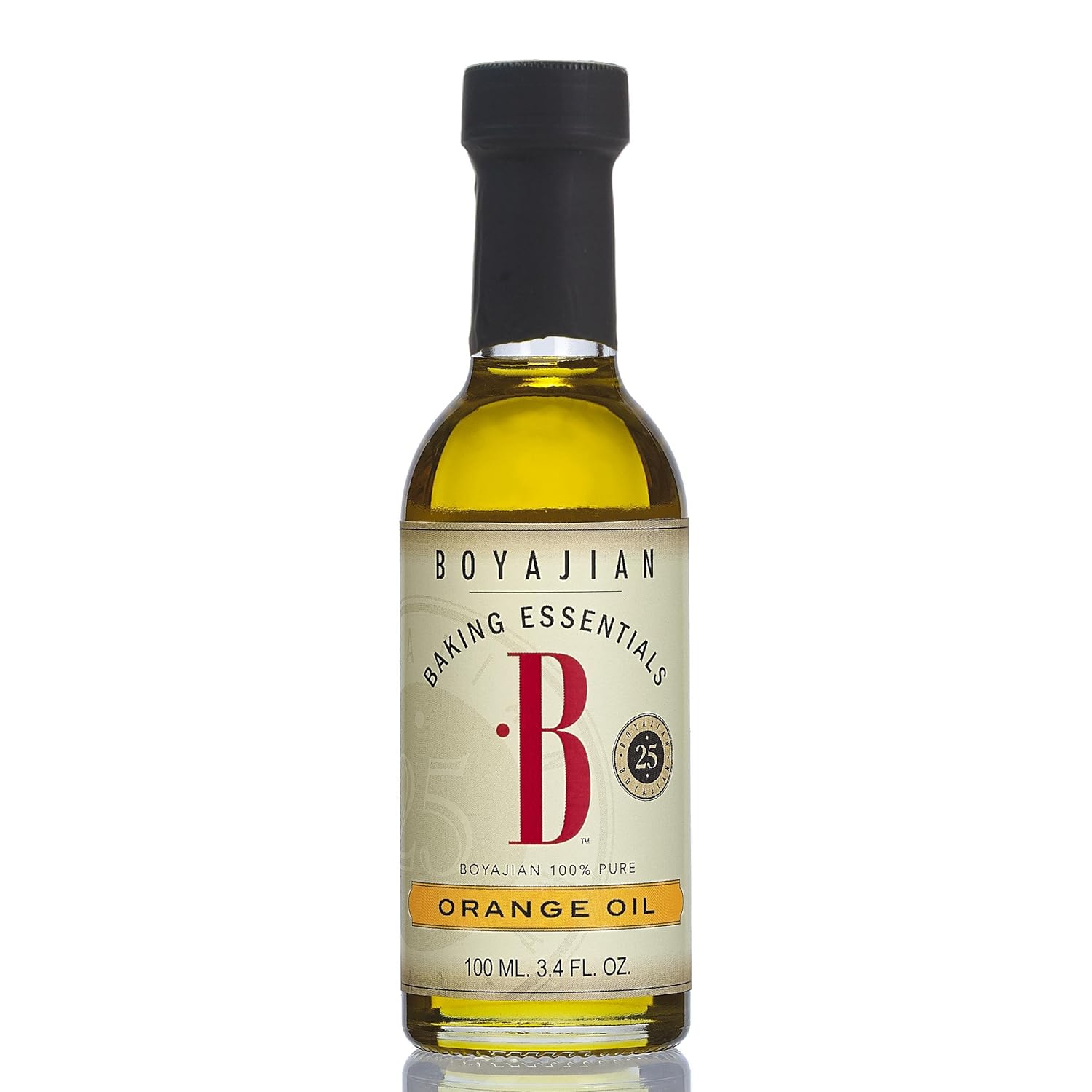 Boyajian Pure Orange Oil, 3.4 Fluid Ounce