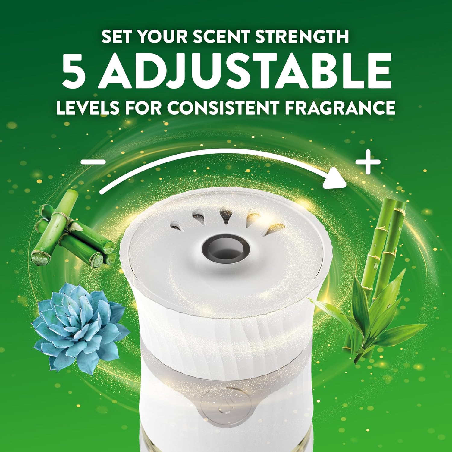 Air Wick Plug-In Scented Oil Refills, 10 Count, Fresh Linen, Blue Agave and Bamboo, Air Freshener, Essential Oils, Eco Friendly