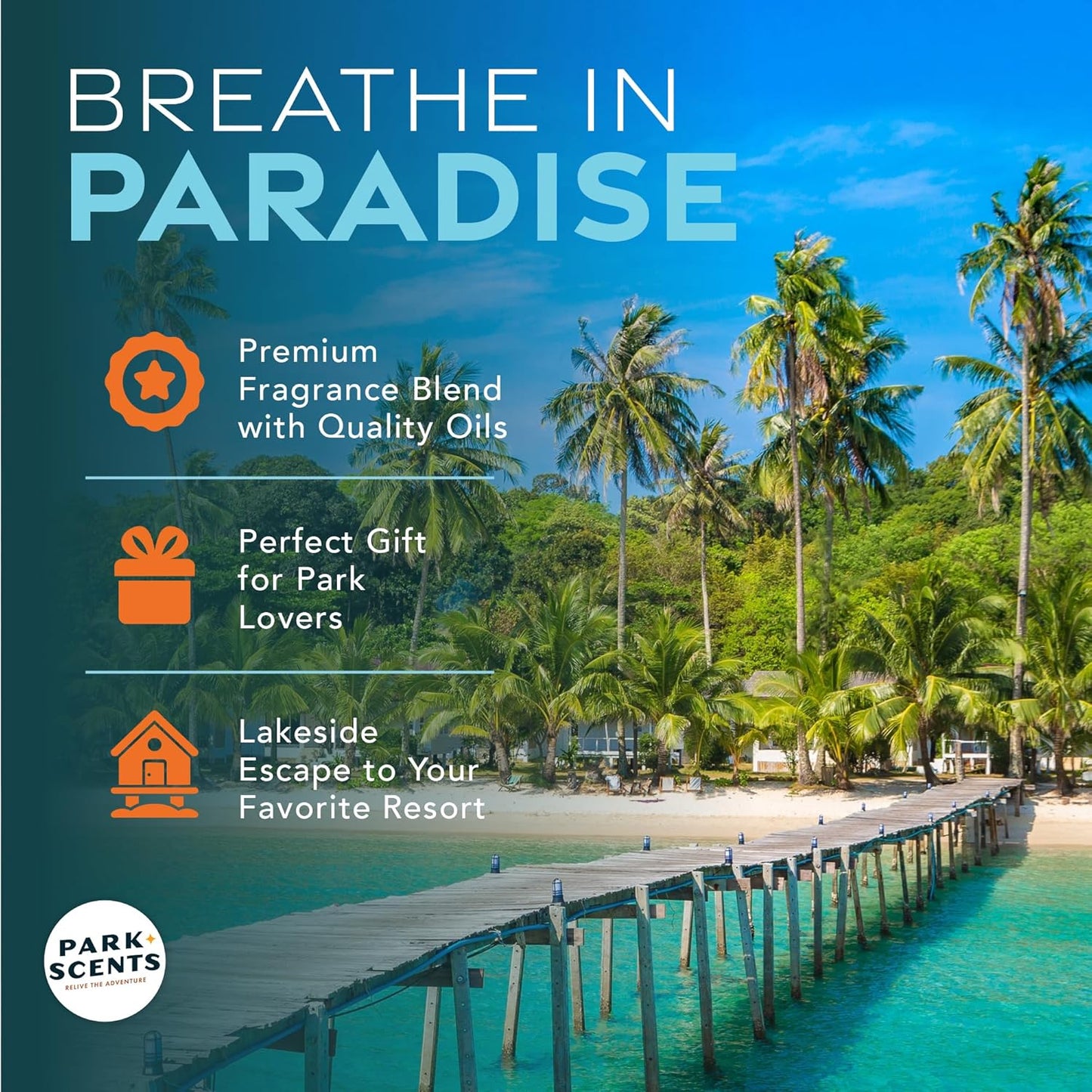 Park Scents The Coronado Riviera Theme Park Hotel Fragrance Oil – Hibiscus, Musk & Teakwood Luxury Scented Essential Oils for Diffusers for Home, Aromatherapy, Gifts for Women, Sister, Hostess (10ml)