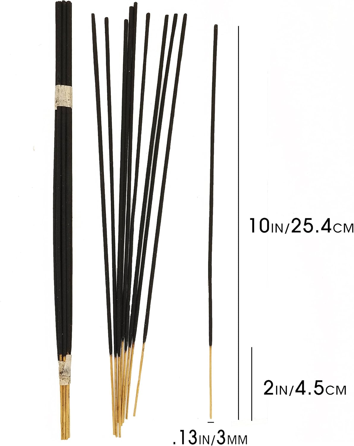 Gonesh - Extra Rich Scented Incense Sticks - Non-Toxic 10” Slow Burn Aromatic Sticks - Cryptic Woods - 80 Pack