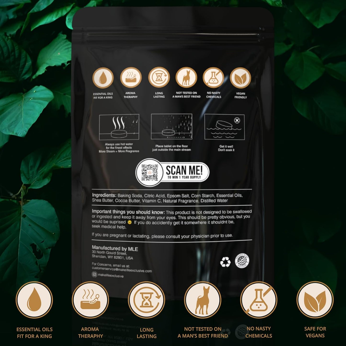 Shower Steamers for Men - Elevate - Citrus Orange & Clove Organic Shower Bombs for Elevated Mornings - 12 Pack of Relaxing Tablets - Strong Scented Long Lasting Aromatic Steamers