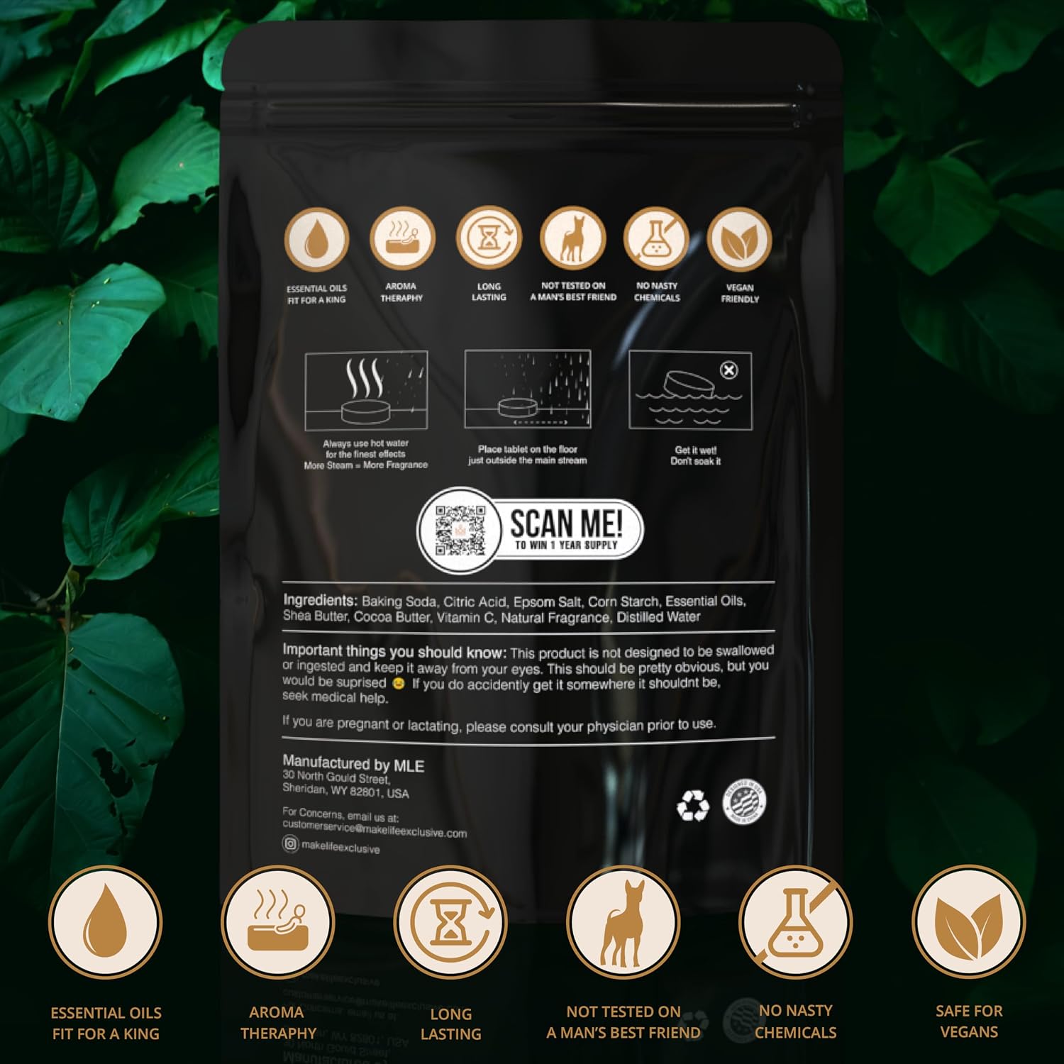 Shower Steamers for Men - Elevate - Citrus Orange & Clove Organic Shower Bombs for Elevated Mornings - 12 Pack of Relaxing Tablets - Strong Scented Long Lasting Aromatic Steamers
