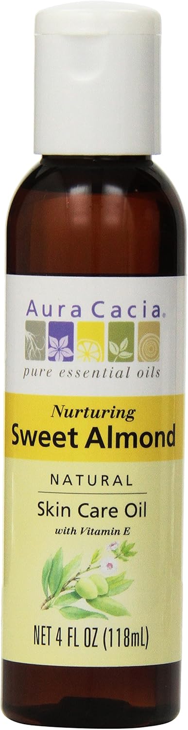 Aura Cacia, Sweet Almond Oil, 4 oz liquid