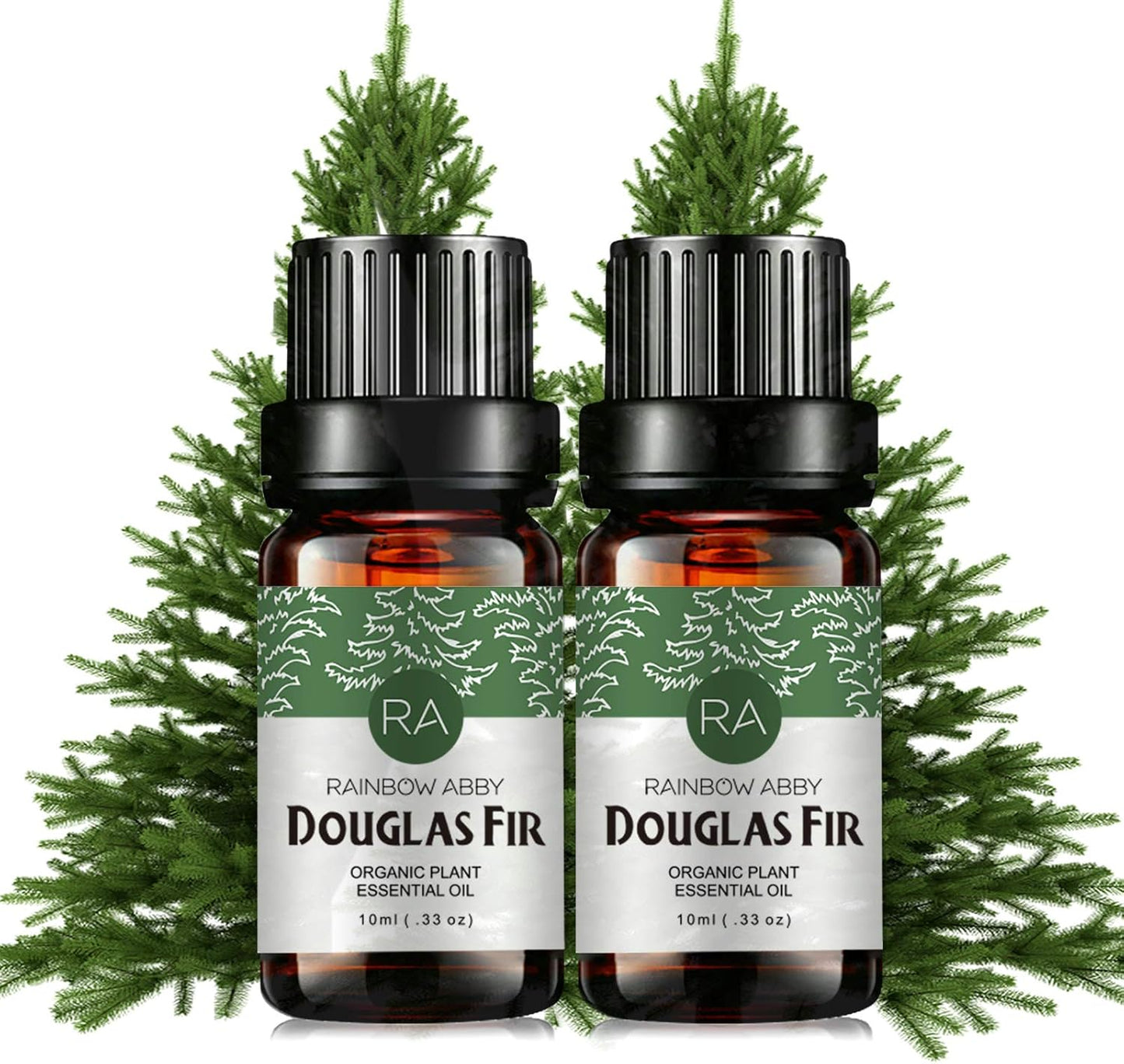 2-Pack Douglas Fir Essential Oil 100% Pure Oganic Plant Natrual Douglas Fir Oil for Diffuser Message Hair - 2X10ML