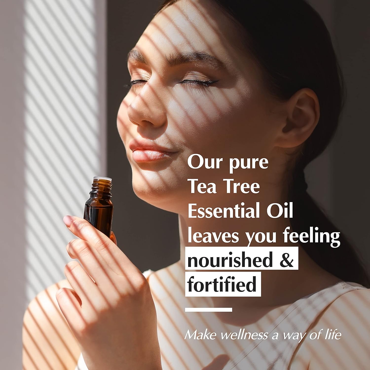 AROMAFUME Tea Tree Essential Oil - 100% Natural, Therapeutic Grade Essential Oils - Pure, Aromatherapy Oil for Home Diffusers - Gifts for Her 10ml