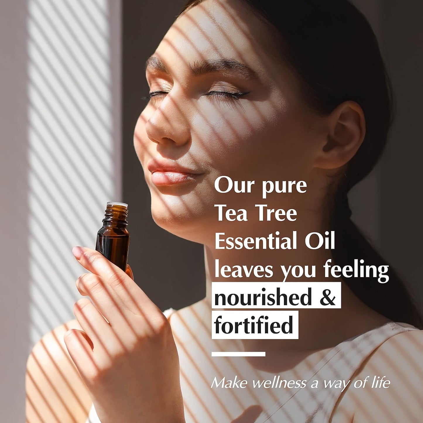AROMAFUME Tea Tree Essential Oil - 100% Natural, Therapeutic Grade Essential Oils - Pure, Healing Aromatherapy Oil for Home Diffusers - Gifts for Her 10ml