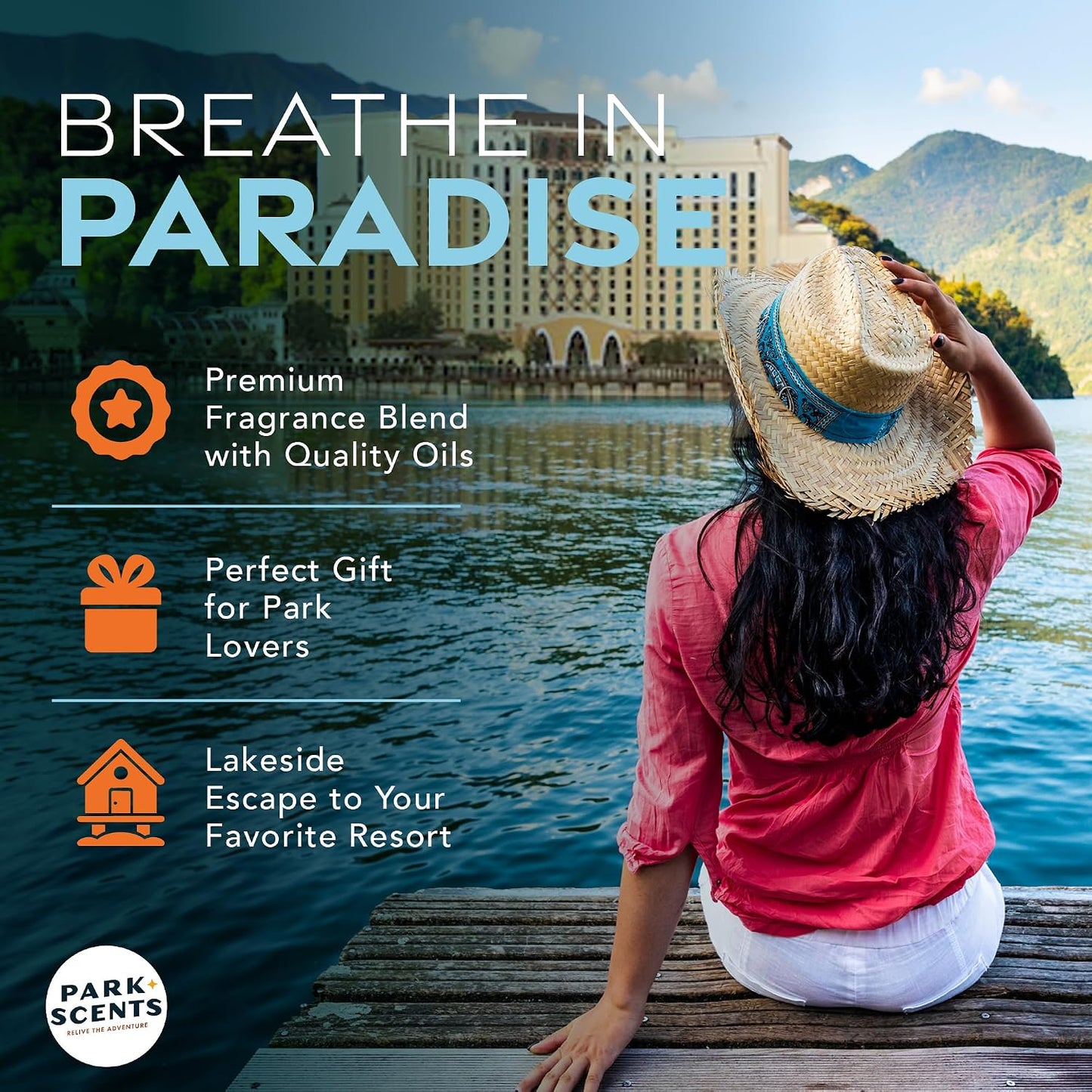Park Scents The Coronado Riviera Theme Park Inspired Hotel Fragrance Room Spray – Hibiscus, Musk & Teakwood – Luxury Air Freshener Spray – Birthday Gifts for Women, Sister, Hostess, Best Friend (4oz)