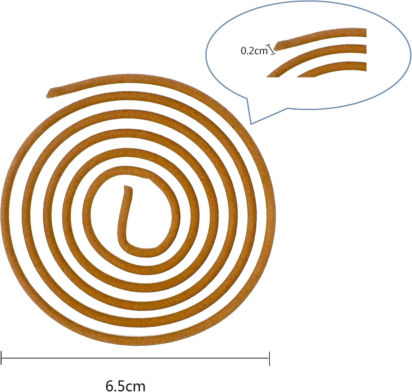 Sandalwood Coils Incense Floral Fragrance Spiral Incense for Home Decoration Holder Burner (Sandalwood)