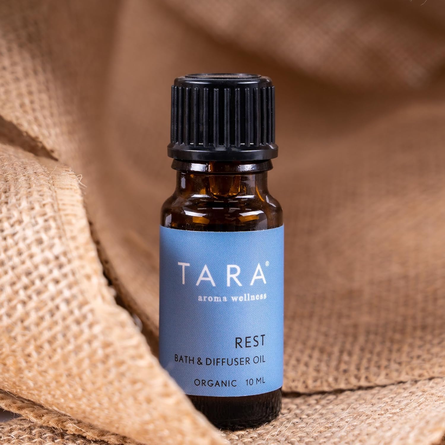TARA Spa Therapy Rest Bath & Diffuser Oil – 100% Unadulterated Essential Oils, Organic Aromatherapy Blend for Deep Relaxation & Sleep Support, Lavender, Chamomile & Sandalwood, 10ml