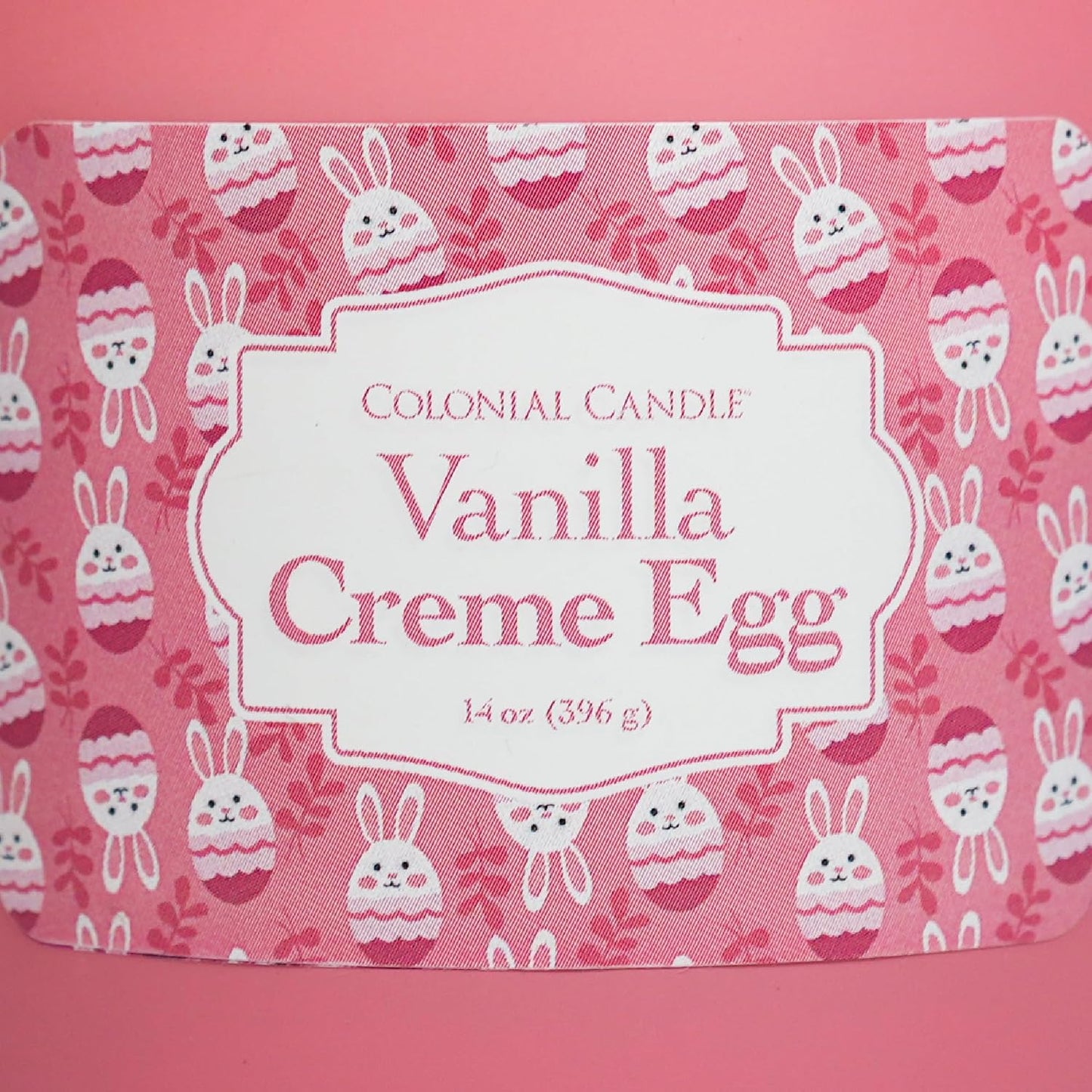 Colonial Candle Vanilla Creme Egg Scented Jar Candle, Easter Collection, 3 Wick, 14 oz - Up to 60 Hours Burn, Easter Candle, Made in the USA