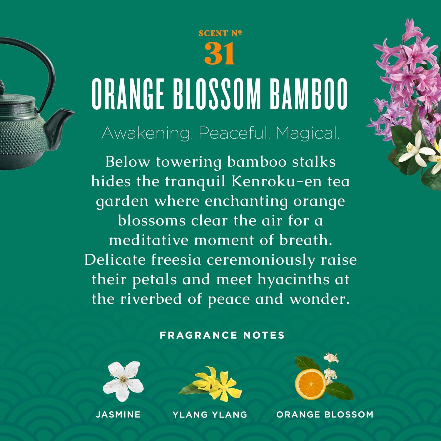 Caldrea Linen and Room Spray Air Freshener, Made with Orange Peel and Ylang Ylang flower Essential Oils, Plant-Derived and Other Thoughtfully Chosen Ingredients, Orange Blossom Bamboo scent,16 oz