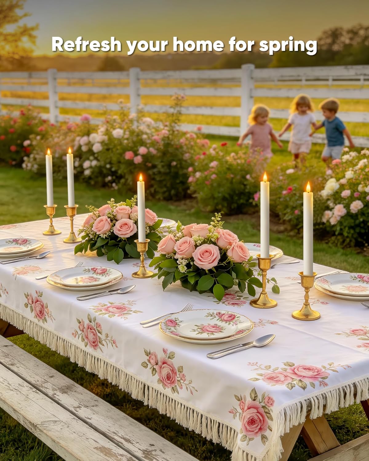 Homemory 12 Pcs Waxy Flameless Taper Candles with Remote, Flickering Battery Operated, LED Flameless Candlesticks, Classic Tall Taper Candles for Home, Wedding, Party, White, 9.6 inches