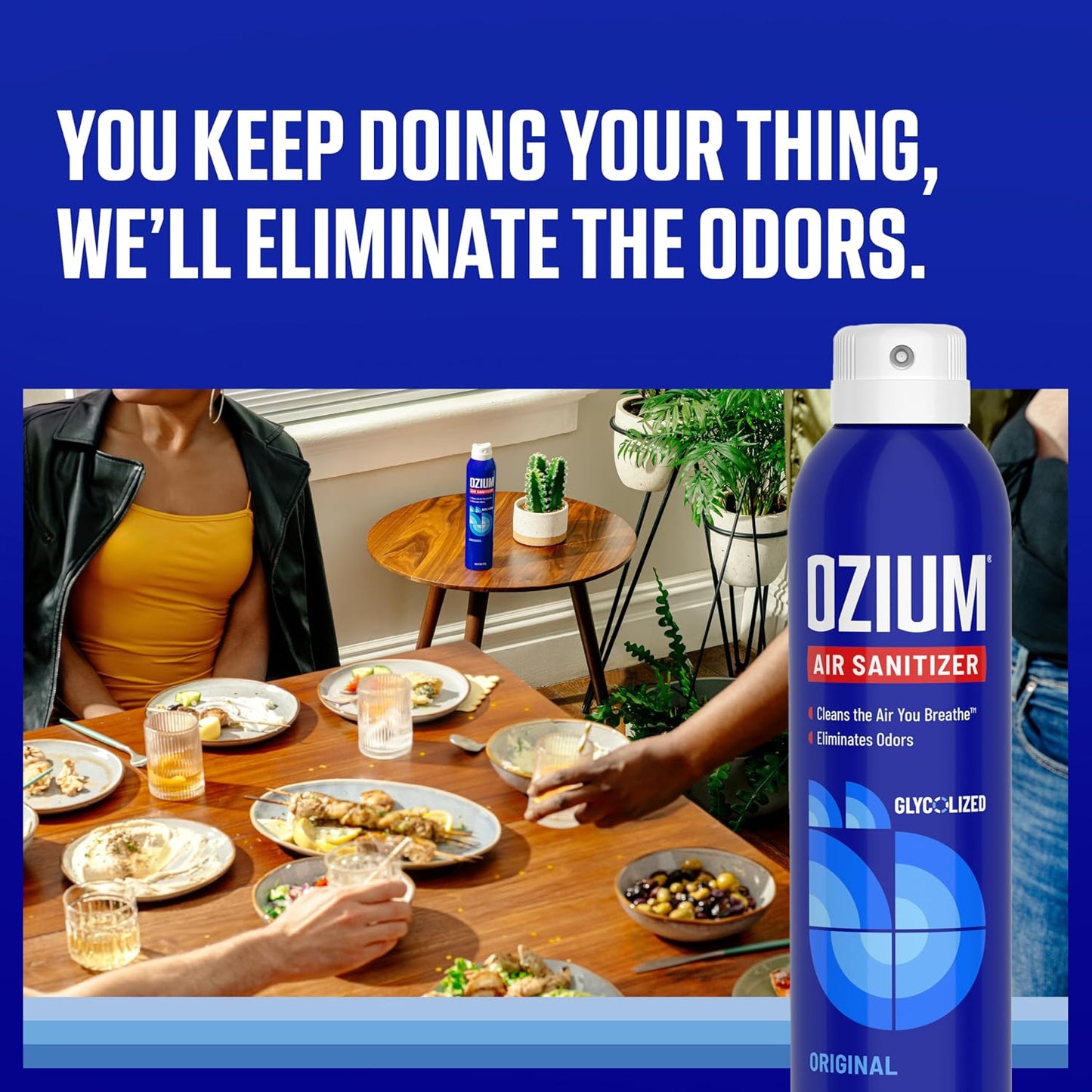 Ozium 8 Oz. Air Sanitizer & Odor Eliminator for Homes, Cars, Offices and More, Original Scent, Pack of 2