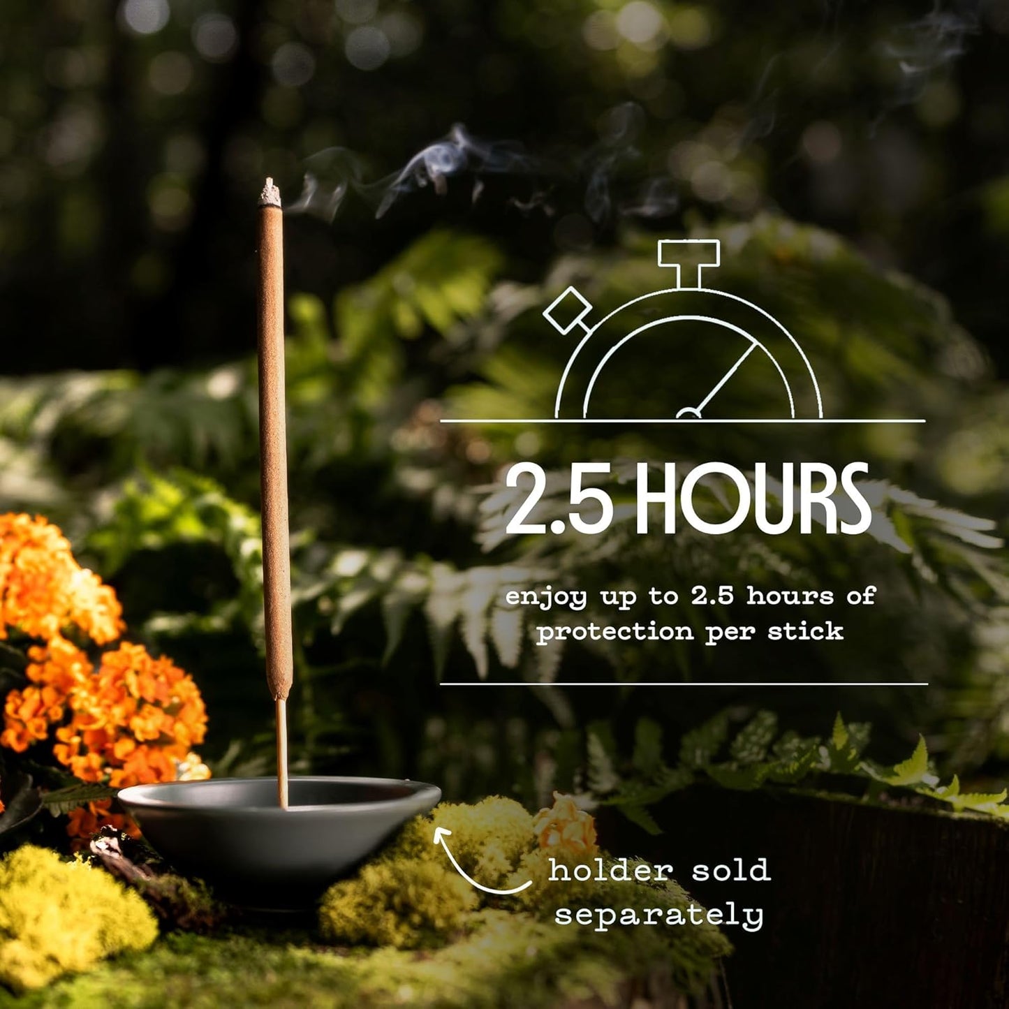 Murphy’s Naturals Mosquito Repellent Incense Sticks, 12 Count, Bug Repellent with Citronella for Patio & Camping, 2.5+ Hours per Stick