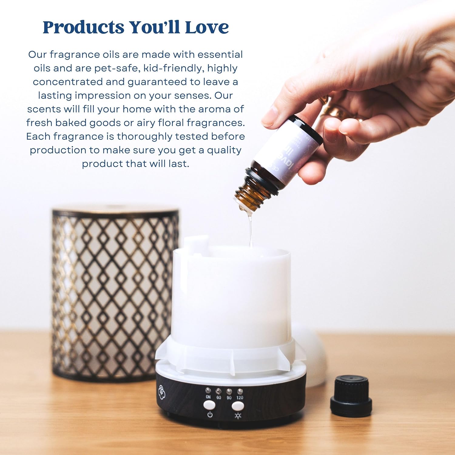 CANDECraftCo Premium Fragrance Oil – Diffuser Oils Fragrances Scented for Home, Candle Soap Making Supplies, Aromatherapy Blends for House (0.34 Fl Oz) (2-Pack, Bourbon Vanilla & Whiskey & Oak)