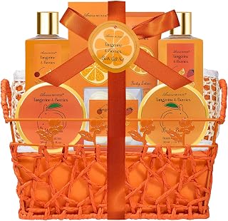Spa Gifts for Women Bath Sets for Women Gift, Bath and Body Gifts Set, 9 Piece Spa Gift Set with Bath Bombs & Bath Oil, Relaxing Self Care Gift for Her, Birthday Gift Basket, Christmas Gifts