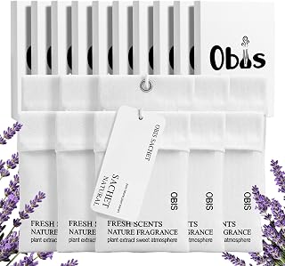 10 Pack Lavender Sachets for Drawers and Closets, Long-Lasting Home Fragrance Sachet, Scented Sachets for Bedroom, Closet, Drawer and Car