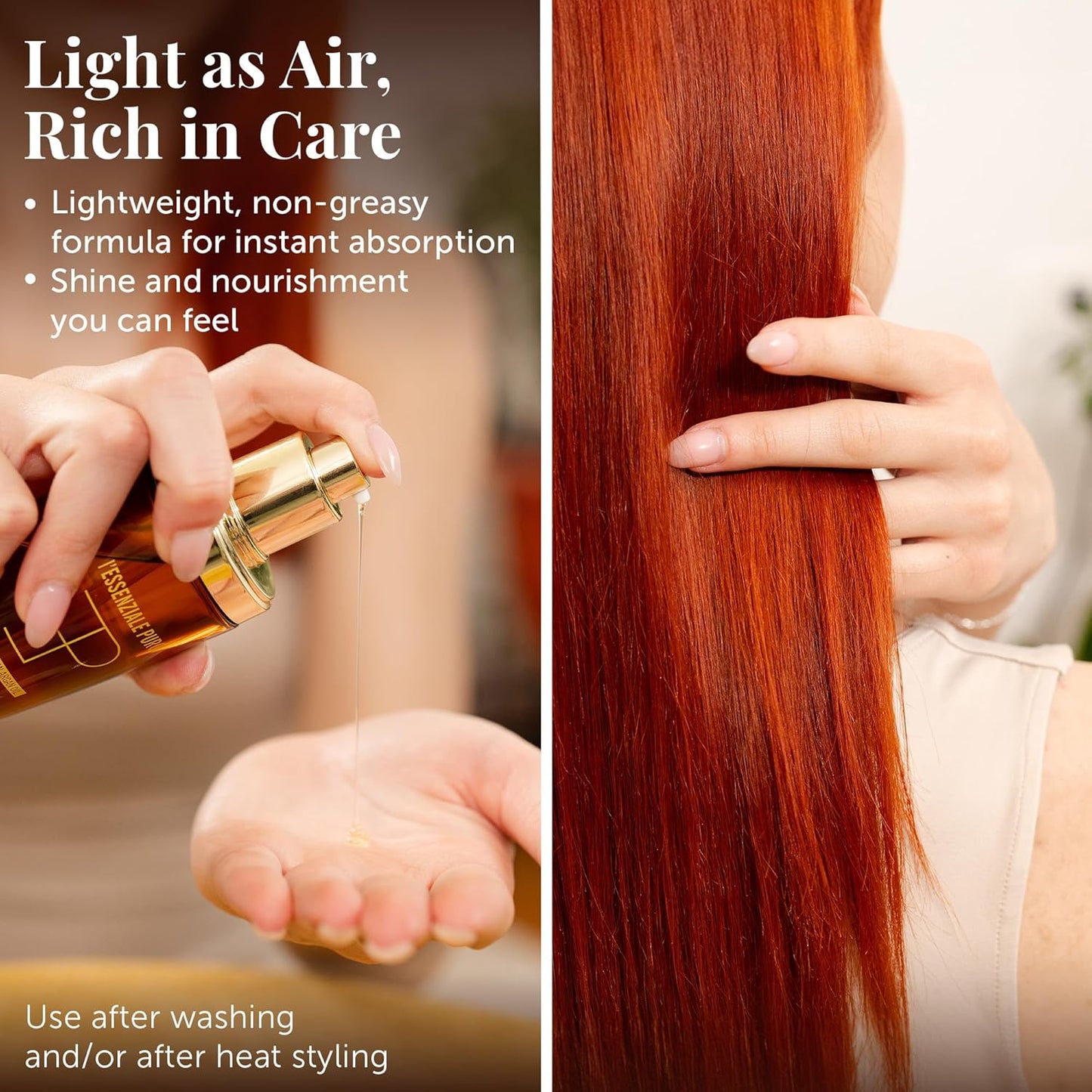 Dubai Premium Moroccan Argan Hair Oil & Body Elixir - Lightweight Treatment for Dry Damaged Hair, Split Ends - Controls Frizz, Boosts Shine, Hydrates Skin - 100 mL (3.38 Fl Oz)