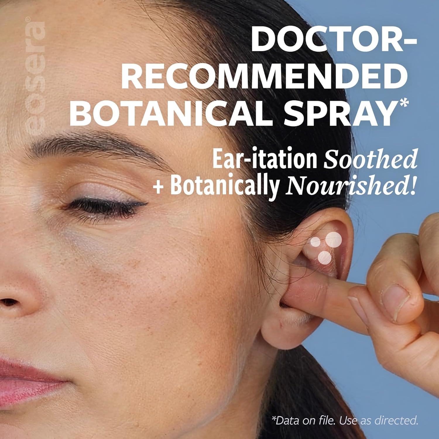eosera Ear Itch MD Dry Ear Relief Oil Spray - 17 mL - Soothes Dry, Itchy Ears - Anti-Itch Spray for Allergies, Psoriasis, Dermatitis, and Eczema Relief - Works for Earbud and Hearing Aid Users
