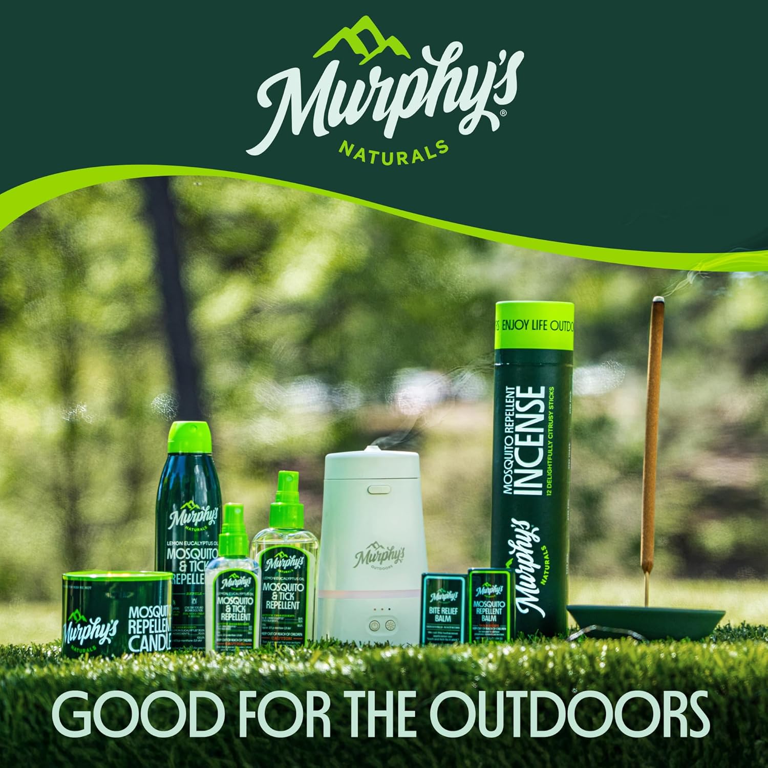 Murphy’s Naturals Mosquito Repellent Incense Sticks, 12 Count, Bug Repellent with Citronella for Patio & Camping, 2.5+ Hours per Stick