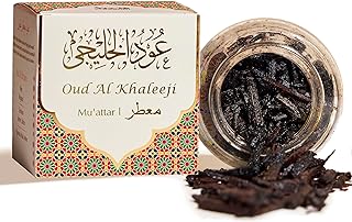 Oud Al Khaleeji Muattar Bakhoor by Dukhni | 1 jar X 40 Grams | Arabic Bakhoor Incense | Aromatic Wood Chips | Deep Oud Blend | Perfect for Prayer Time | Ramadan & Eid Gifts