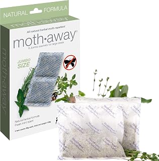 Richards Homewares Moth Away Herbal Non Toxic Natural Repellent, 6-Jumbo Sachets