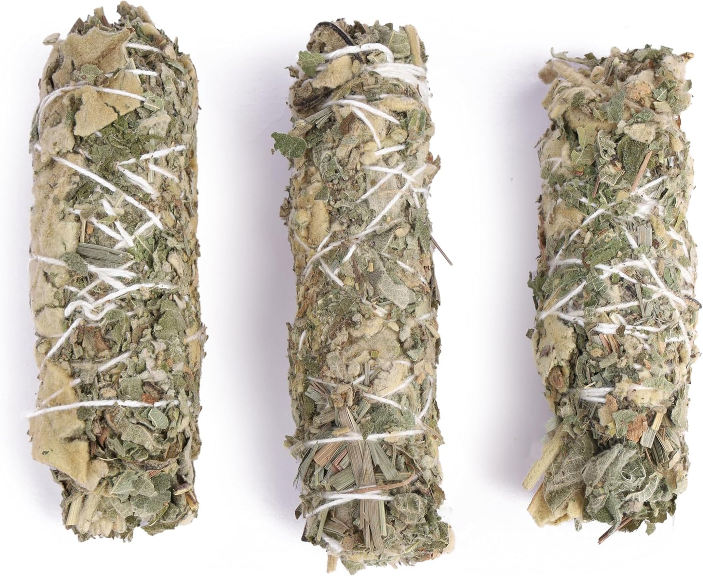 Bless-International Himalayan-Sage-Mullein-Nettle-Lemongrass-Incense Premium-100%-Natural-and-Organic Handcrafted-4-Inches-Long Used-for-Home-Cleansing-Meditation-Smudging-Rituals