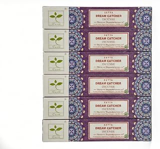 Earth Satya Dream Catcher Masala Incense Sticks Pack of 6 (15g Each) Premium Handcrafted Incense for Meditation, Yoga & Daily Rituals