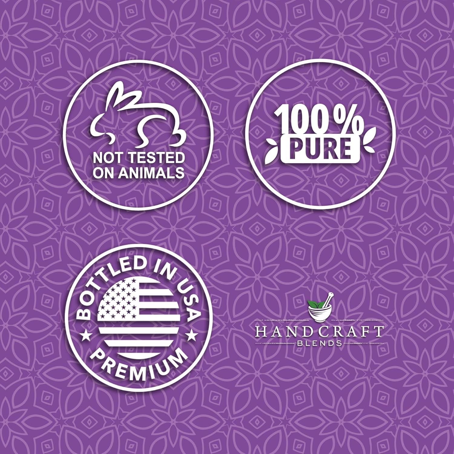 Handcraft Blends Lavender Essential Oil in Glass Bottle – Huge 16 Fl Oz – 100% Pure and Natural – Premium Grade Oil for Diffuser and Aromatherapy, Skin, Massage, Candle and Soap Making Fragrance