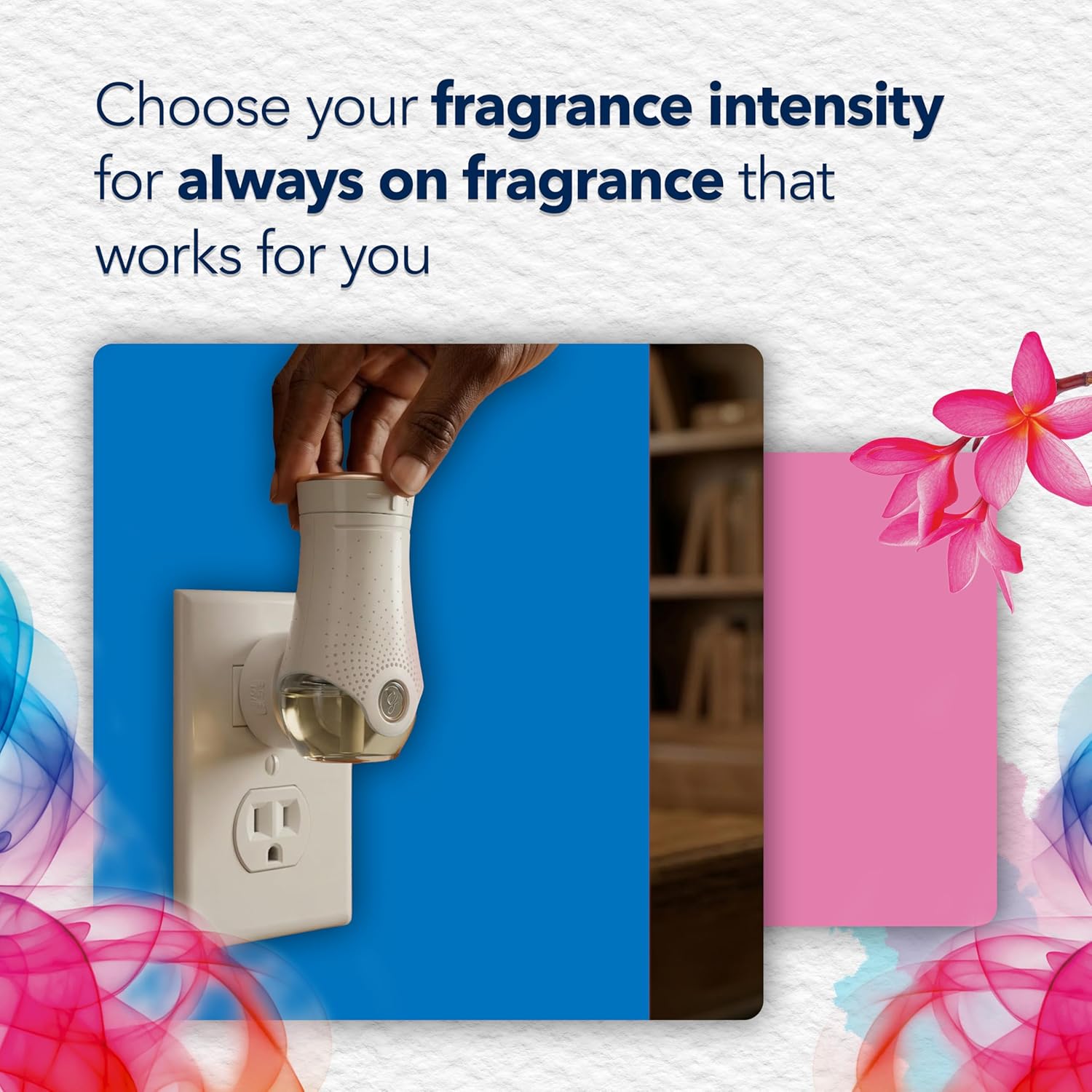 Glade PlugIns Air Freshener Warmer, Scented and Essential Oils for Home and Bathroom, Up to 70 Days on Low Setting, 2 Count