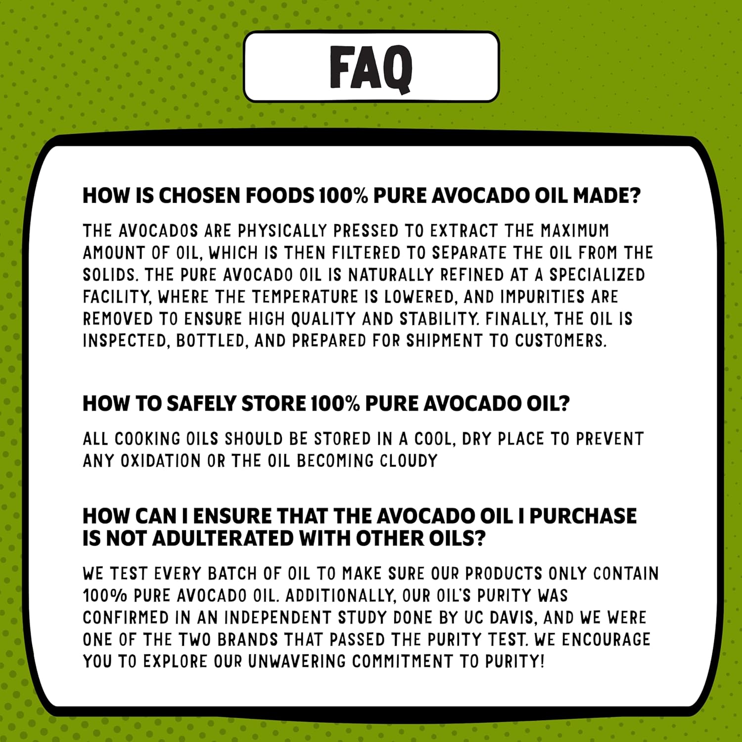 Chosen Foods Avocado Oil, 16.9 Fl Oz - All Purpose Cooking Oil made from 100% Pure Avocados - Non-GMO, Gluten-Free, Keto Friendly, Glyphosate Free - 500mL (Pack Of 1)