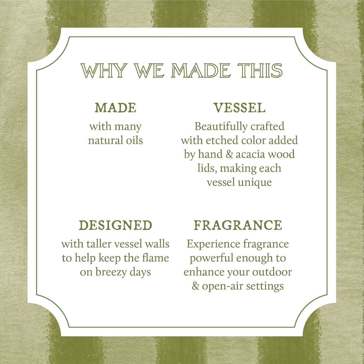 Thymes Scented Candles for Women & Men – Tin with Lid – Luxury Home Decor – Citronella Candles with Notes of Olive Leaf, Lemongrass, & Gardenia – Outdoor Decor (Citronella Grove, 6.5 oz)