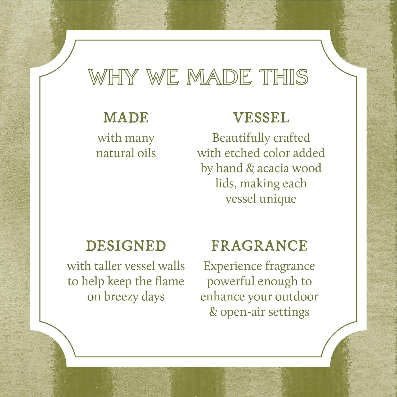 Thymes Scented Candles for Women & Men – Tin with Lid – Luxury Home Decor – Citronella Candles with Notes of Olive Leaf, Lemongrass, & Gardenia – Outdoor Decor (Citronella Grove, 6.5 oz)