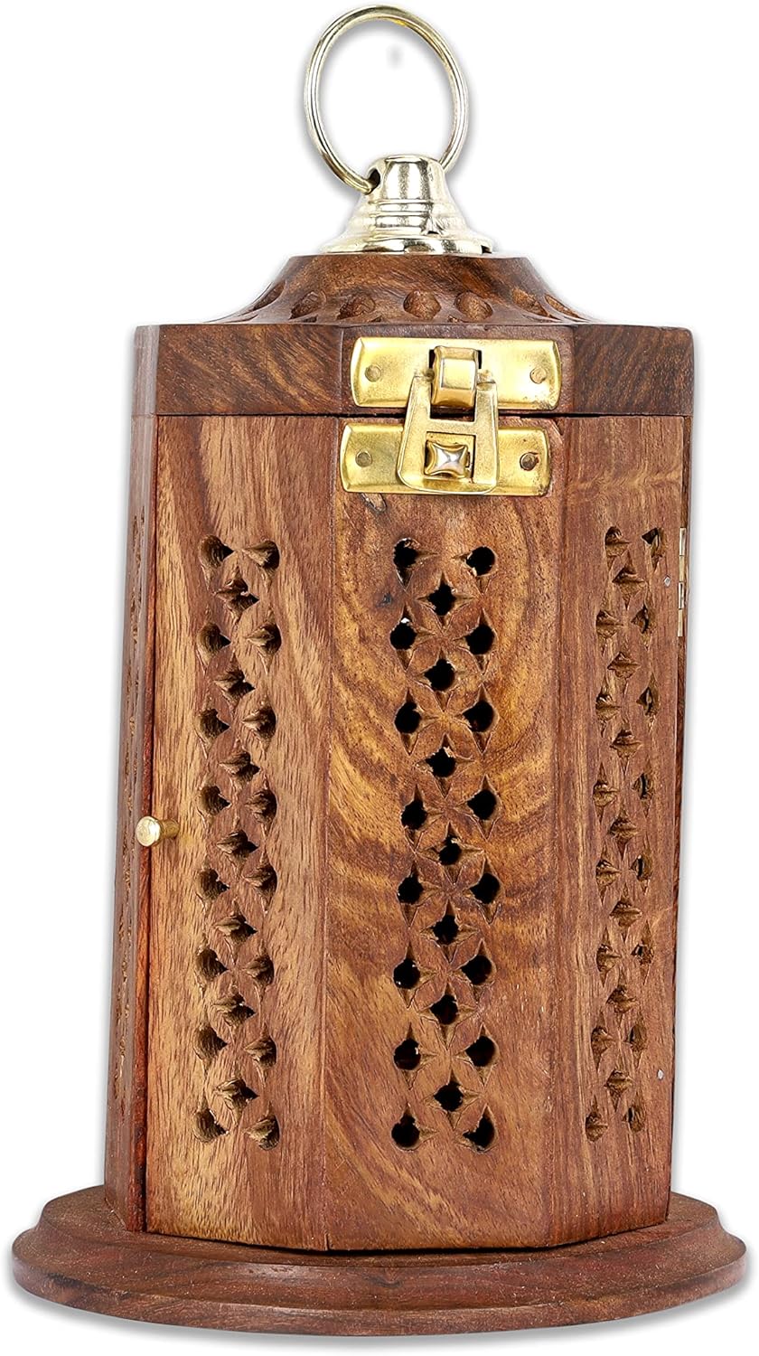 Yajna Traditional-Handmade Incense-Stick-and-Cones-Holder Incense-Burner-ash-Catcher-Stand (Letter Box)