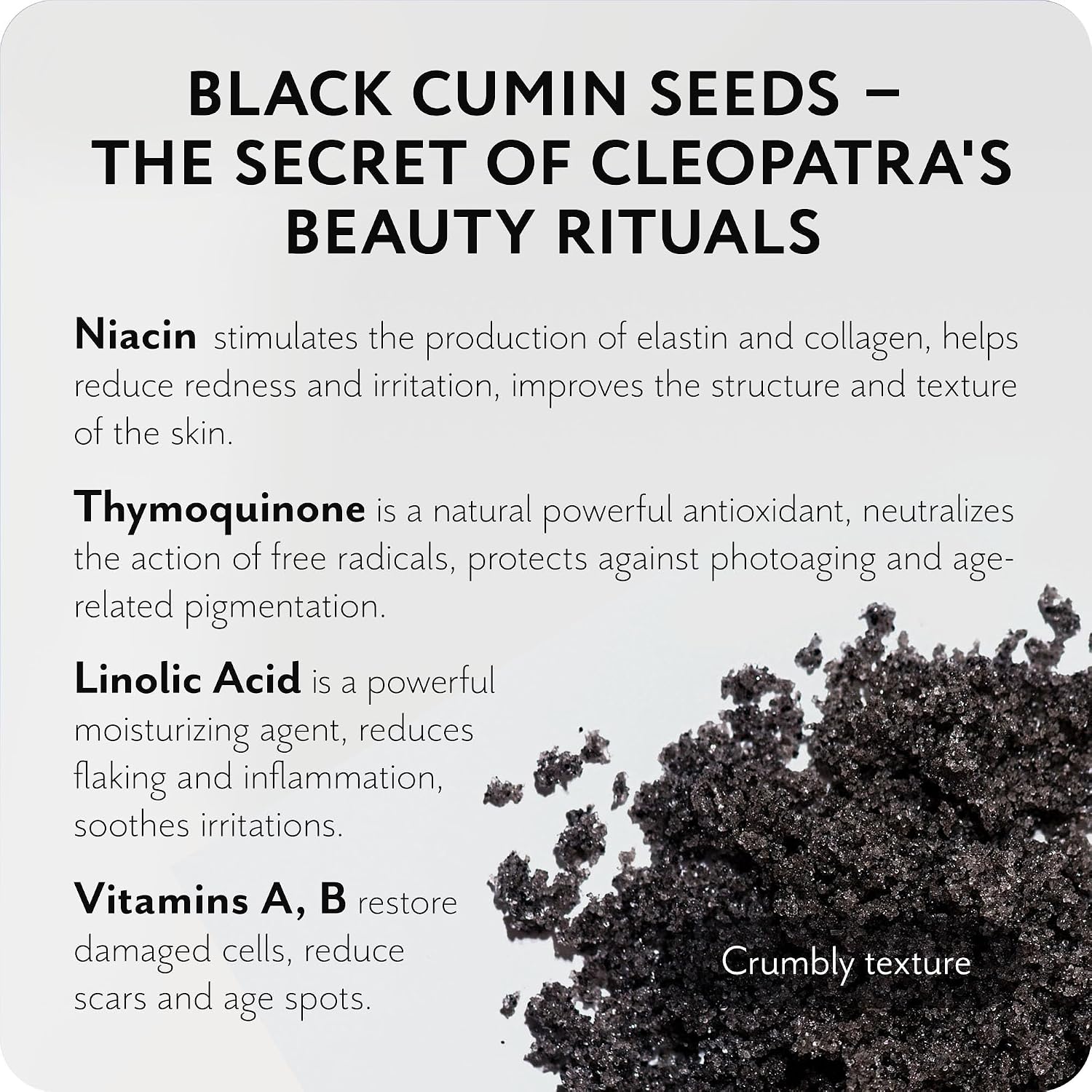 THE ACT Exfoliating Balancing Body Scrub with Black Cumin Oil - Sea Salt Formula for Smooth & Radiant Skin - Home Spa Care, Gift for Women Men, Vegan, Organic 10.58 Oz