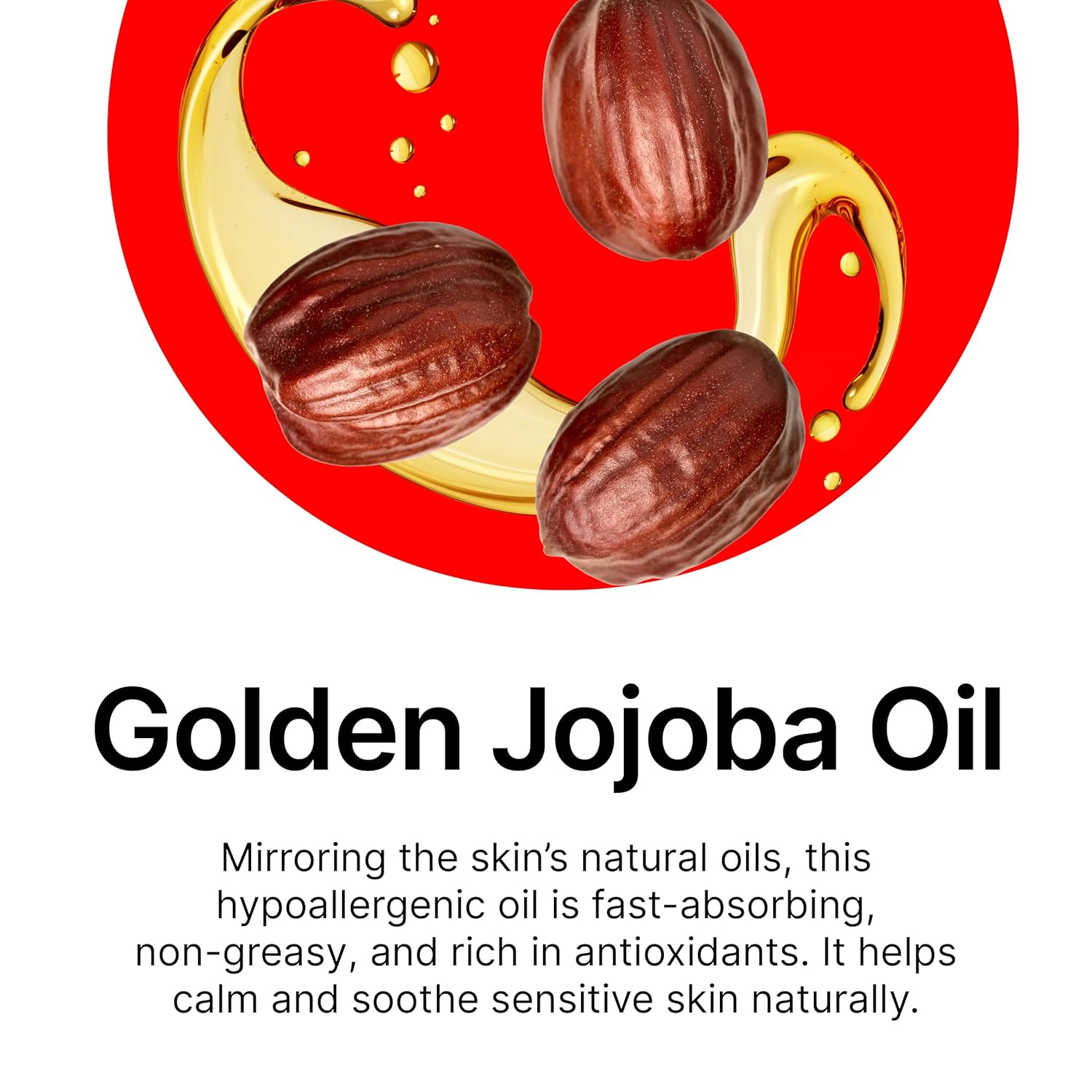 Organic Golden Jojoba Oil, Single-Ingredient Carrier Oil for Face, Hair & Body, Fragrance Free, 16 Fl Oz