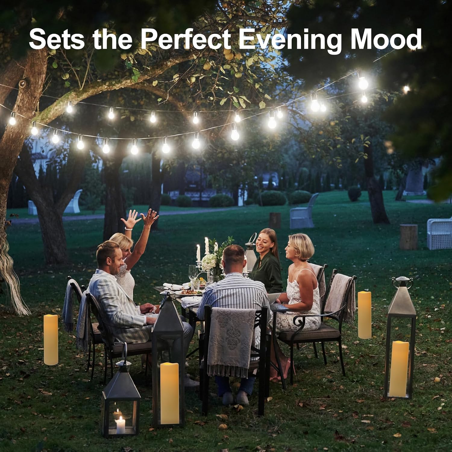 2 Pack Extra Large Outdoor Candles with Timer Waterproof, 14" x 4" Flickering Flameless Candles Battery Operated with Remote, Tall LED Pillar Candle for Outdoor Lantern, Patio, Porch, Ivory