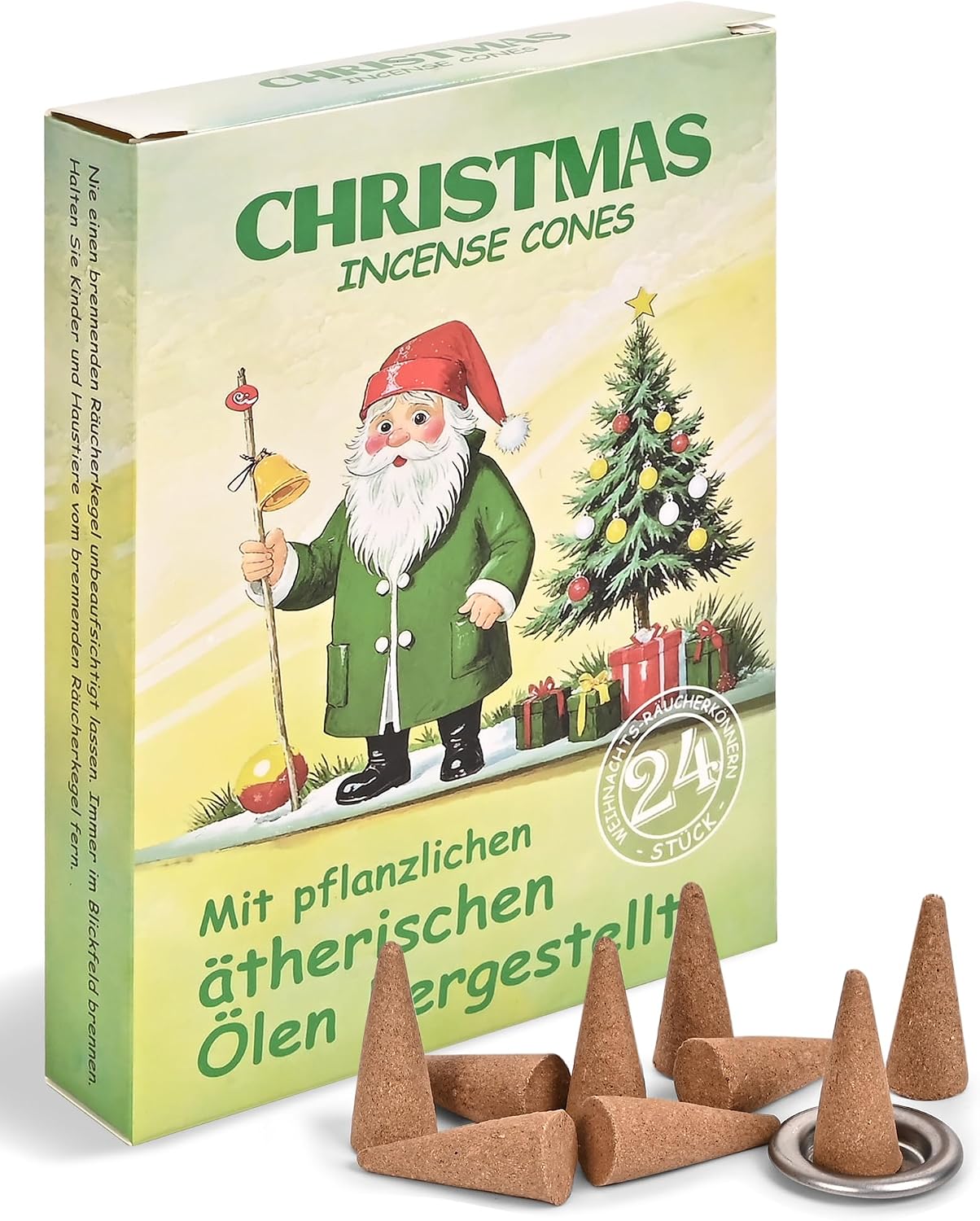 Christmas Incense Cones 96 pcs - Balsam Fir Create a Warm Cozy Holiday Atmosphere with Festive Aromas