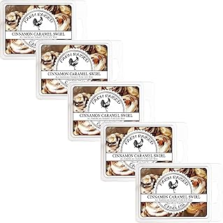 USA 100% American Farmed - Soy Wax Melts – [Parent], 5 Pack Single Scent (Cinnamon Caramel Swirl)