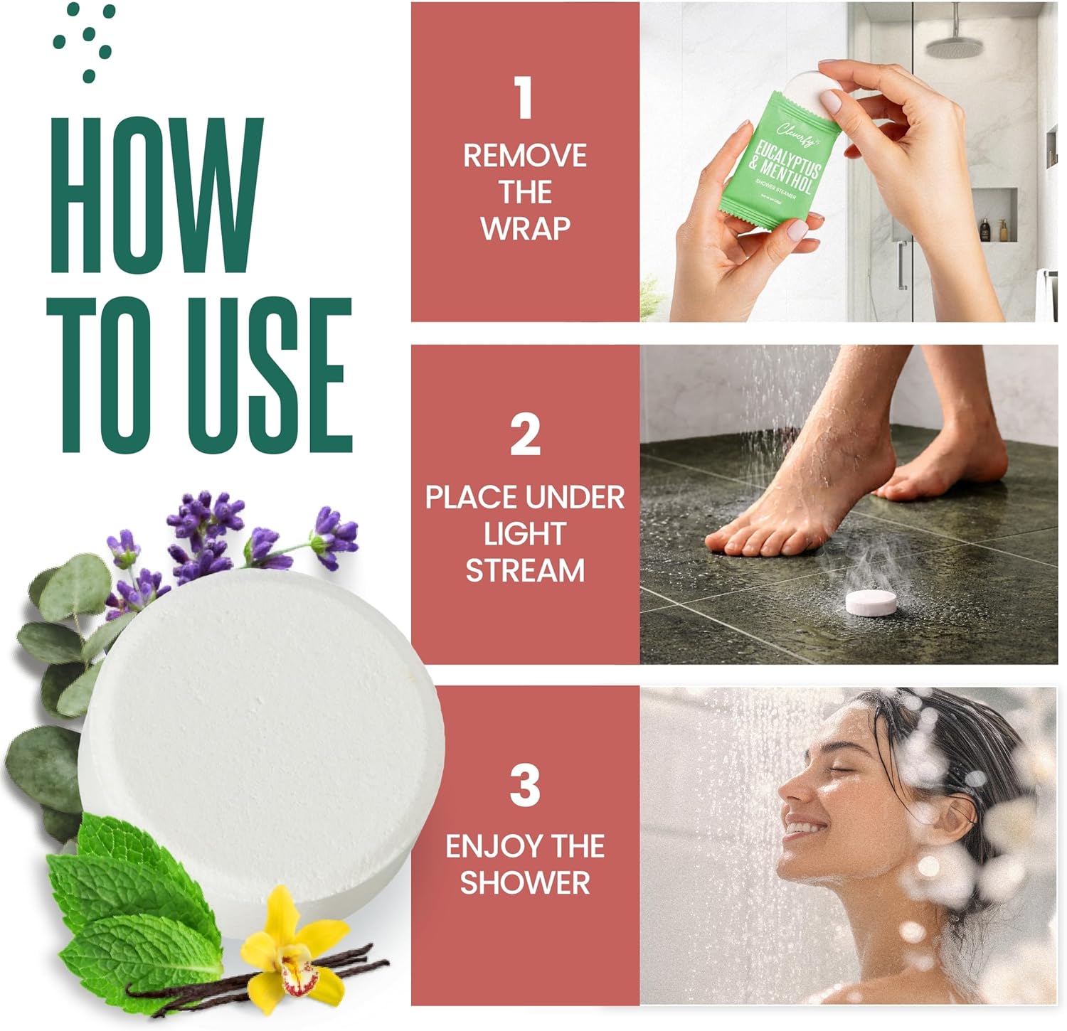 Cleverfy Shower Steamers Aromatherapy - Birthday Gifts for Women, Mom, Wife, Grandma, Her, Best Friend, Daughter, Sister, Teens & Girlfriend - 18 Tablets
