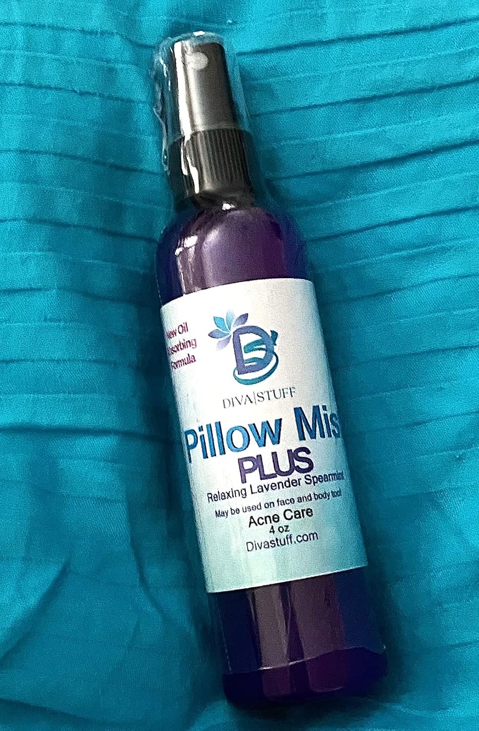 Plus Pillow Mist, New Formula, Now Absorbs Oil and Sebum Too - Promotes Clear Skin & Protects from Acne-Causing Funk, Cleans Pillows, Pillowcases, Beddings, and Sheets