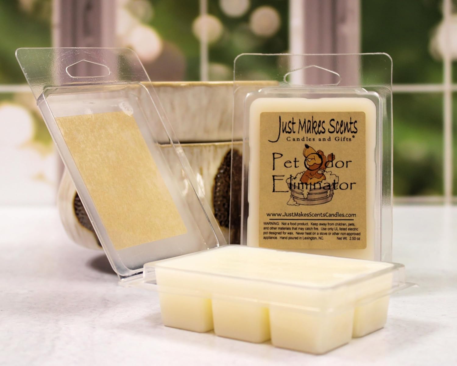 2 Pack - Pet Odor Eliminator Wax Melts | Neutralizes Bad Odors | Hand Poured in the USA