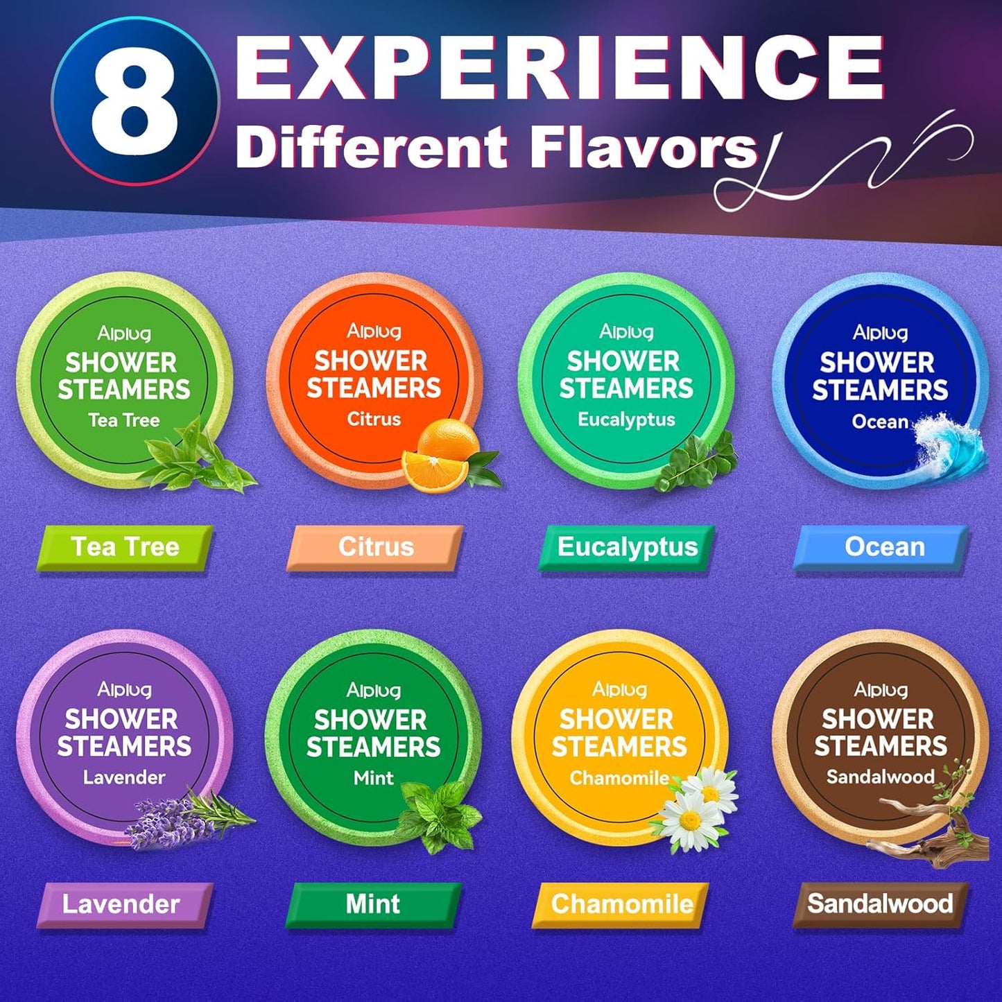 Shower Steamers for Men 8 Pack - Gifts for Men, Shower Bombs Aromatherapy with Essential Oils, Mens Gifts Ideas, Birthday Gifts for Him Dad Husband, Gifts for Mens Who Have Everything