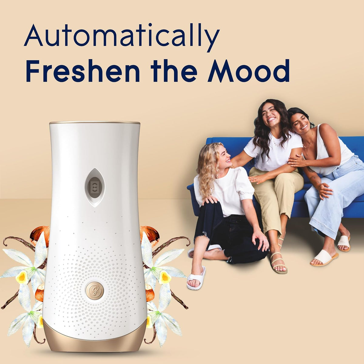 Glade Automatic Spray Refill, Air Freshener for Home and Bathroom, Vanilla Caramel Twist, 6.2 Oz