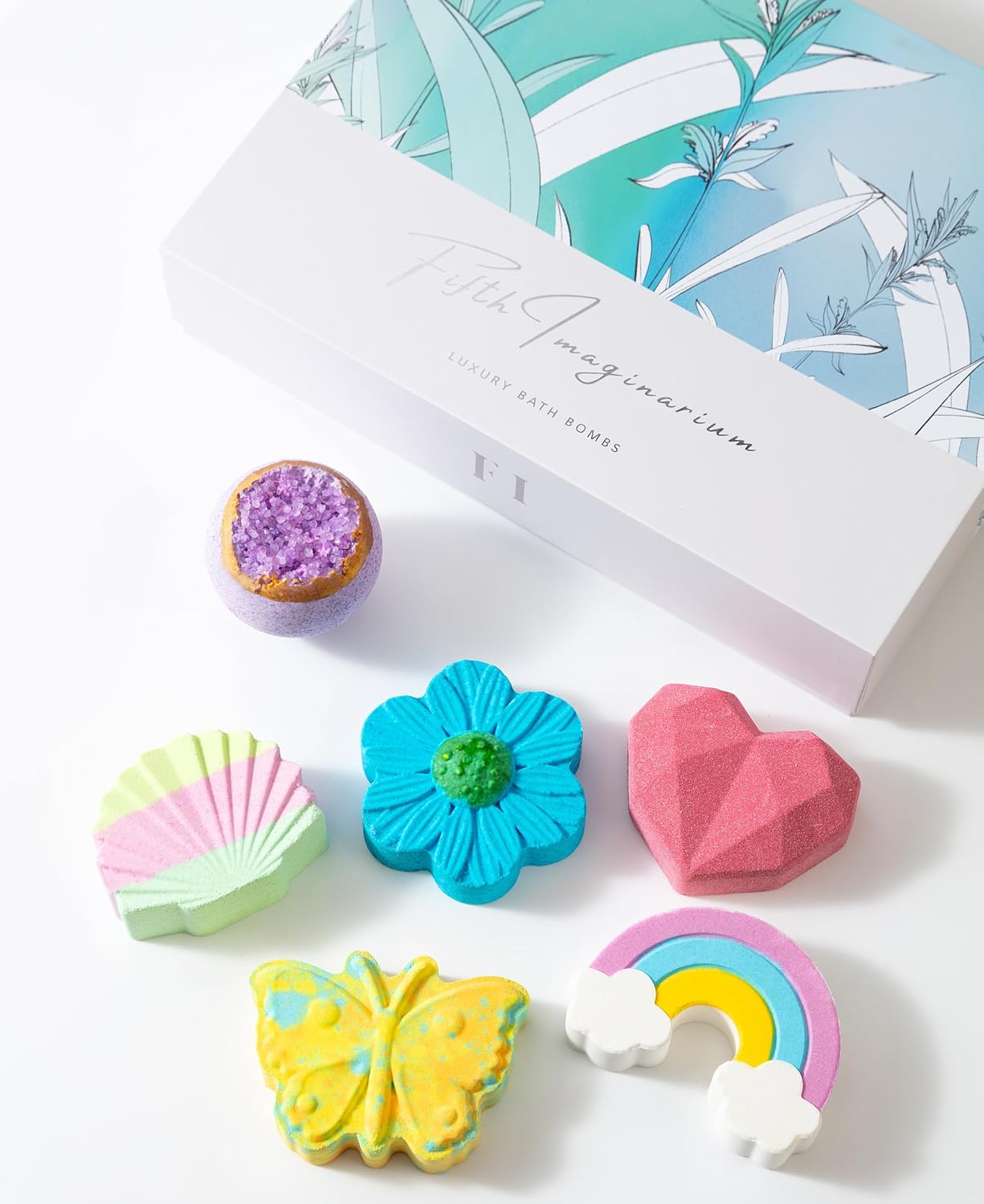 Bath Bombs Gift Set,6 Pcs XXXL (150 g) Bath Bombs, Rich in Essential Oil, Ideal Gift for Christmas,Birthday,Valentine's Day