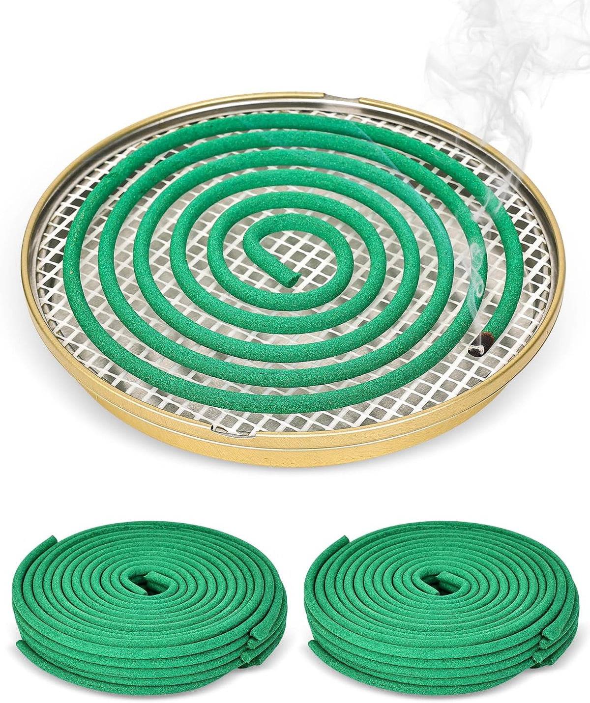 Citronella Incense Coil Outdoor - Each Burns for 8 Hours (Contains 20 coils & 1 Stands)