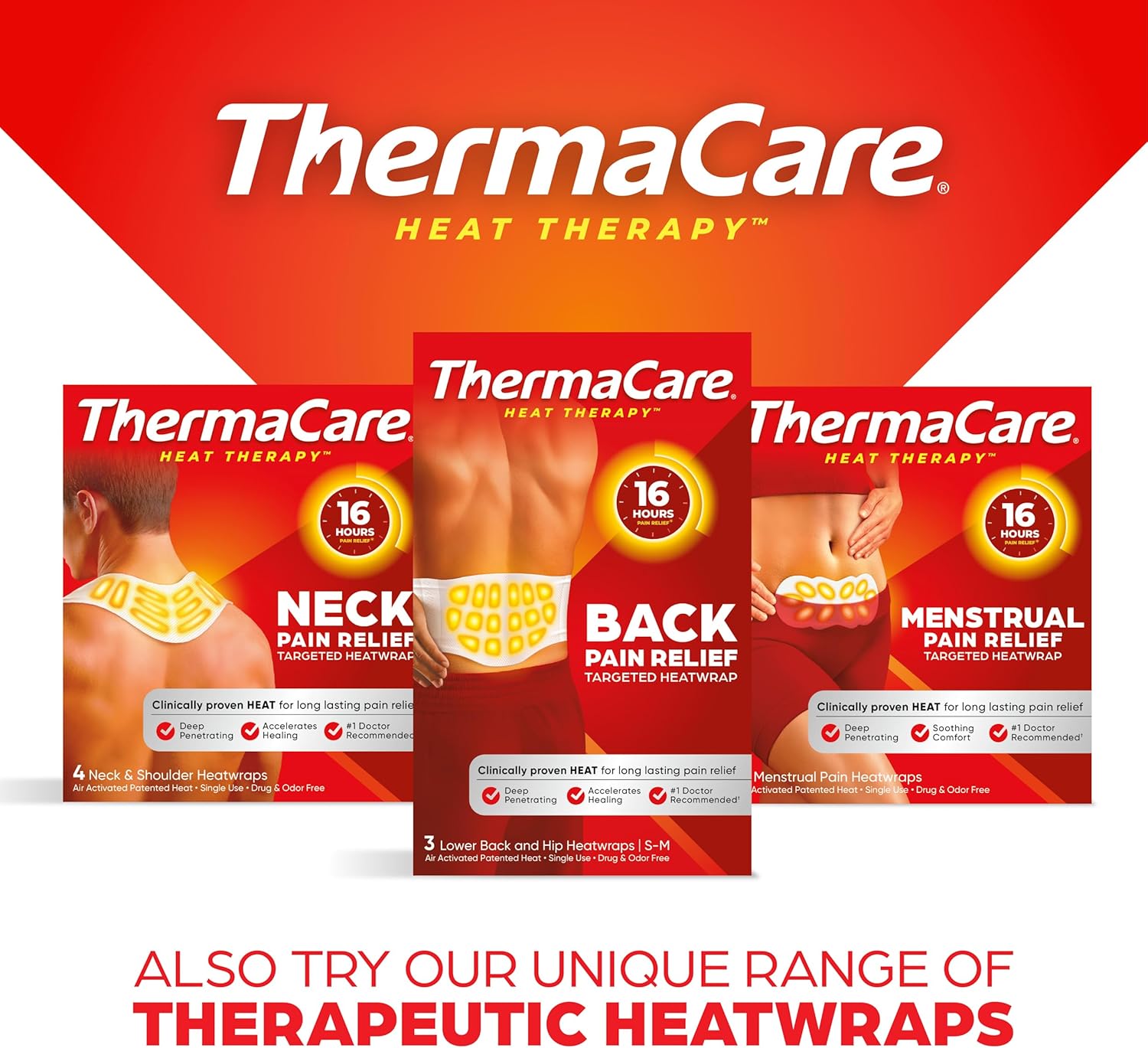 ThermaCare Heat + Max Strength 4% Lidocaine Roll-On - Dual Action Pain Relief for Back, Neck, Muscle, & Joint Pain - Warming Topical Analgesic, No-Mess Roll-On for Daily Pain Relief & Comfort