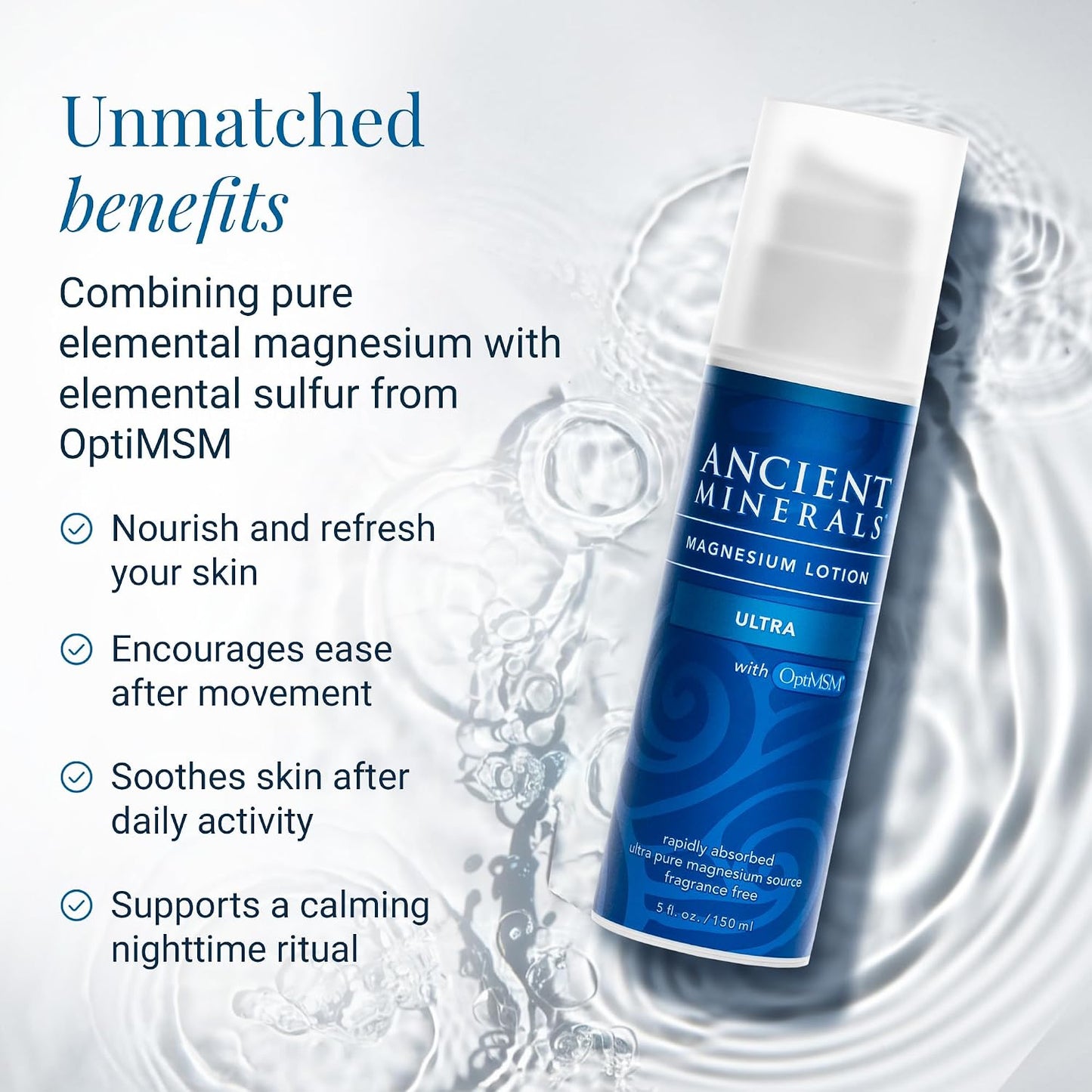 Magnesium Bath Flakes Ultra and Magnesium Lotion Ultra