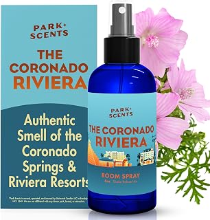 Park Scents The Coronado Riviera Theme Park Inspired Hotel Fragrance Room Spray – Hibiscus, Musk & Teakwood – Luxury Air Freshener Spray – Birthday Gifts for Women, Sister, Hostess, Best Friend (4oz)