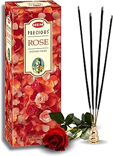 HEM Precious Rose Incense Sticks, 120 Count (Pack of 1)